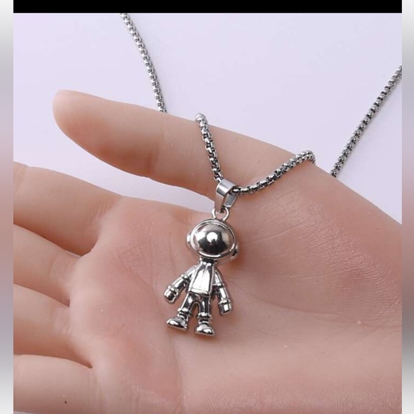Astronaut Charm Necklace - Picture 3 of 6